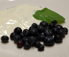 Blueberry Mint Yogurt